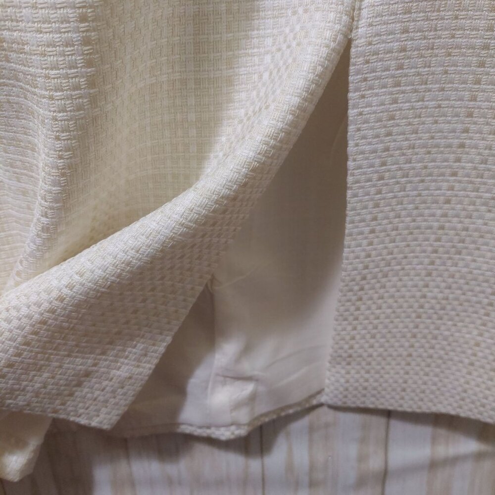 NWT Commense Womens Tweed Sleeveless Dress With Pockets~Metallic Thread Medium - Picture 6 of 9